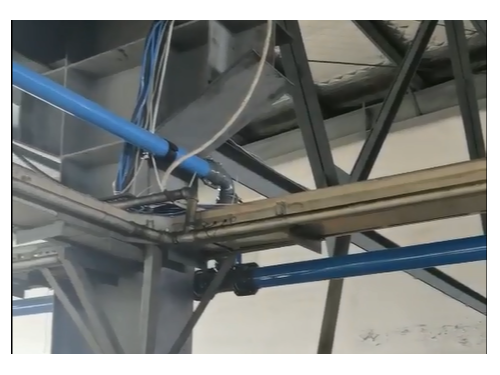 空壓機節能管道項目安裝完成！